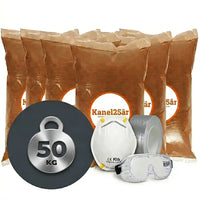 50 kg kanel + udstyr